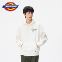 dickies卫衣 时尚百搭卫衣 男女款印花加绒连帽卫衣10964 奶油色 XL