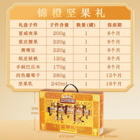 三只松鼠坚果大礼包每日坚果礼盒休闲零食礼包年货礼盒 锦橙礼1440g*3盒