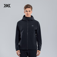 XBIONIC风盾SCHOELLER软壳外套连帽夹克男S3防风高密度绒里保暖 24837 暗夜黑 3XL XS