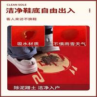 天利 新居地垫入户门垫门口进门脚垫吸水防滑乔迁之喜装饰进宅大吉地毯