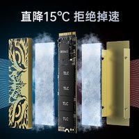 MOVE SPEED 移速 4TB SSD固态硬盘 M.2接口PCIe 4.0 x4长江存储晶圆 国产TLC颗粒 黑豹（纯铜散热片版）