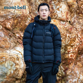 mont·bell montbell22秋冬新款蒙贝欧羽绒服男款户外御寒保暖防泼水羽绒外套2301353 BK XL