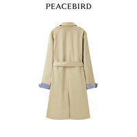 太平鸟女装2024秋季韩版时尚宽松休闲经典百搭风衣A1BED3404