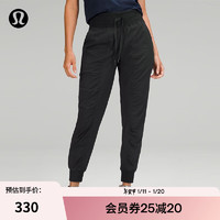 lululemon 丨Dance Studio 女士中腰运动裤 LW5EZUA 黑色 XS