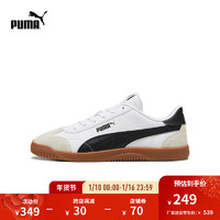 PUMA 彪马 官方 男女同款复古风休闲板鞋 CLUB 5V5 SD 395104 白-黑色-灰色-04 42