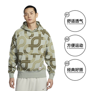 NIKE 耐克 卫衣男春蛇年限定CNY加绒连帽套头衫HV8207-370