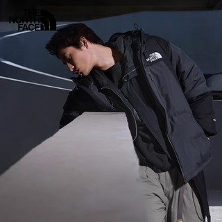 北面（The North Face）羽绒服男UE设计师款拼色防水鹅绒服700蓬保暖户外24秋冬|8A86 JK3/宇宙黑 S /165