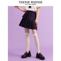 TeenieWeenie小熊奥莱&sanrio联名大耳狗半身裙百褶裙高腰短裙女