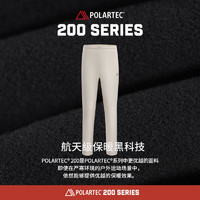 PELLIOT 伯希和 抓绒裤Polartec200摇粒绒男女25新款秋冬户外防风登山裤 漫暮黑 S