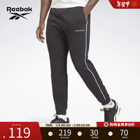 Reebok锐步男子JOGGER黑色舒适线条款运动训练休闲卫裤 GS9310 2XL A/2XL