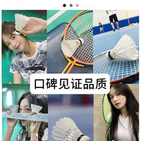 羽毛球耐打王不易专业鹅毛球12只室外比赛训练防风家用稳定