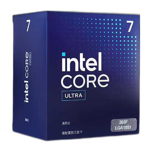 intel 英特尔 酷睿 Ultra 7 265F CPU 1.8GHz 20核20线程