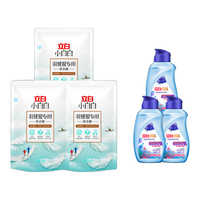 Liby 立白 洗衣液套装(小白白羽绒服专用洗衣液 清新花果香+御品 海洋精华至彩炫白洗衣液 橙花香)