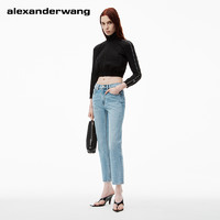 alexanderwang [尊享6折]alexanderwang亚历山大王女士og 高腰烟管牛仔裤长裤