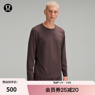 lululemon 丨Soft Jersey 男士长袖针织衫 芯吸 LM3ES2S 希思罗深浓缩咖啡希思罗浓缩咖啡