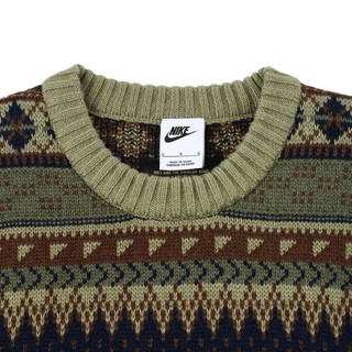 耐克（NIKE）男子AS M NL FAIR ISLE CREW SWEATER毛衣 FZ0126-276 L