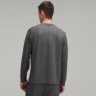 lululemon丨Soft Jersey 男士长袖针织衫 芯吸 LM3ES2S 希思黑/希思石墨灰 L