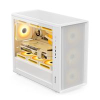 航嘉 玻璃侧透 台式主机机箱