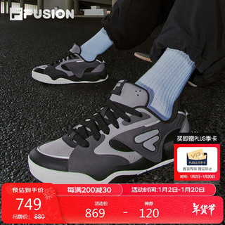 FILA FUSION斐乐潮牌男鞋KICK II滑板鞋2025春季时尚运动鞋