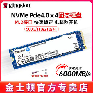 金士顿 固态硬盘 NV2系列SSD固态500G 1T 2T M.2接口电脑硬盘NVME