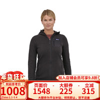 巴塔哥尼亚（Patagonia）Patagonia巴塔哥尼亚女R1 Air 秋冬连帽抓绒衣夹克40260 BLK-黑色 L