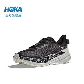 HOKA ONE ONE【李现同款】男女飞速羚羊6越野跑步鞋冬SPEEDGOAT 6 黑色/星尘灰-男 40