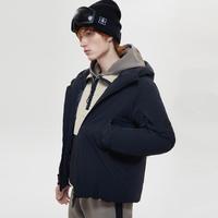 [sn] 90白鹅绒短款加厚保暖运动羽绒服男冬季