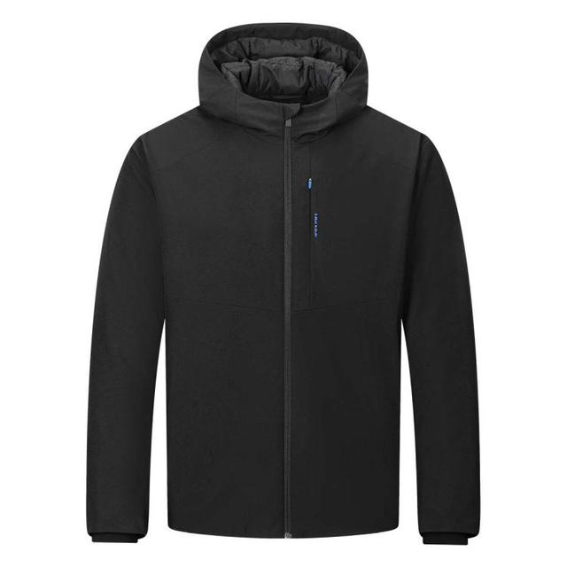 BMW Studio BMW宝马男装连帽羽绒服宝马蓝经纬度印花双袖口设计防风保暖