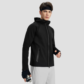 DESCENTE【陈伟霆同款】迪桑特TRAINING系列综训训练运动男士运动上衣 BK-BLACK 3XL （190/108A)