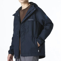 Timberland 冲锋衣男24秋冬户外登山服防风连帽夹克防水工装外套A695W /宝蓝色/晒图领10