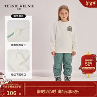 Teenie Weenie Kids小熊童装男女童宝宝圆领套头卫衣 象牙白 90cm