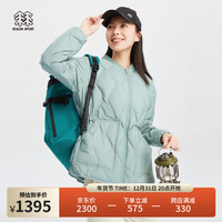 可隆 KOLON SPORT女鹅绒羽绒服防泼水轻量保暖羽绒夹克