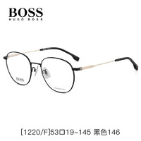 HUGO BOSS 新潮近视眼镜男超轻可配度数时尚简约圆框镜架女1220/F