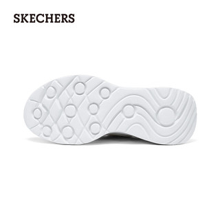 斯凯奇（Skechers）女鞋2024年复古老爹鞋厚底增高糕糕鞋舒适透百搭休闲运动鞋117521 W/W 37.5