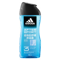 adidas 阿迪达斯 三合一男士沐浴露运动后舒缓250ml持久留香洁面洗发沐浴液 运动后舒缓250ml