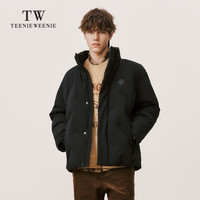 Teenie Weenie Men男装冬季羽绒服简约立领加厚保暖鸭绒羽绒服 黑色 170/M