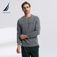 NAUTICA/诺帝卡男装潮流美式休闲宽松舒适圆领卫衣男KO2405