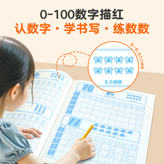 幼小衔接描红天天练全4册拼音练字帖教材每日一练一年级拼音练字本专项训练本子幼儿园大班中班入门初学者幼升小衔接练习册本全套