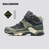 萨洛蒙（Salomon）女款 户外运动防水透气舒适稳定徒步登山鞋 X ULTRA 5 MID GTX W 湍流蓝/ 477546 3.5 (36)