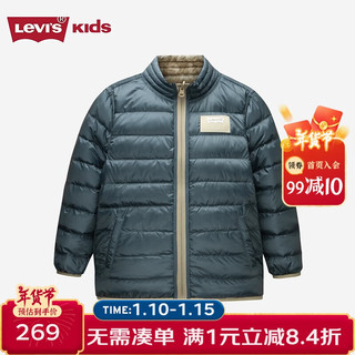 李维斯 Levi's 儿童童装羽绒服LV2342056GS-003 暴风蓝 110/56