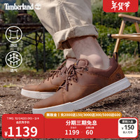 添柏岚（Timberland）男鞋板鞋休闲商务舒适透气|A5Z1S A5Z1SW/中棕色 43.5