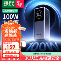 绿联 能量湃Pro  充电宝（100w大功率/12000mAh)