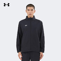 安德玛（Under Armour）男子外套训练跑步运动夹克耐磨舒适上衣 黑色001 3XL