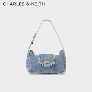 CHARLES & KEITH 女士翻盖手提法棍腋下包 CK2-20671648