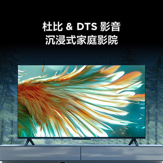 TCL 雷鸟 雀5 25款 50英寸电视 4K超高清 2+32GB 远场语音 智能液晶超薄平板电视机50F295C