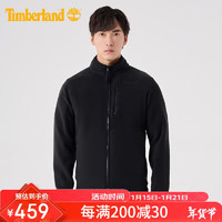 Timberland 抓绒衣男秋冬户外休闲保暖舒适上衣外套A69KN 黑色 XL