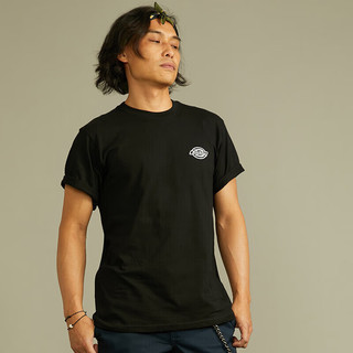 Dickies 纯棉T恤  圆领休闲简约基本款百搭短袖 11799 黑色 L