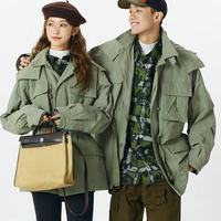 卡玛 2024春季新品科技防水外套中长款户松休闲情侣款2323740