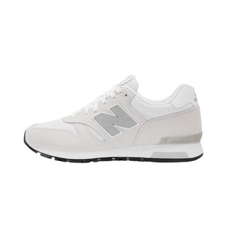 new balance 休闲鞋男鞋女鞋轻便舒适透气百搭565系列运动鞋 浅灰 ML565EW1 37 (脚长22.5cm)