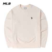 美职棒（MLB） 男女卫衣潮流圆领小标休闲2024年套头衫3AMTB9144 波士顿队/深奶油色 S 165/88A
